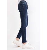 True Rise Slim Fit Pantalones - DC-016 - Azul