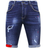 Local Fanatic Comprar Pantalones Vaqueros Cortos -1025-SH - Azul