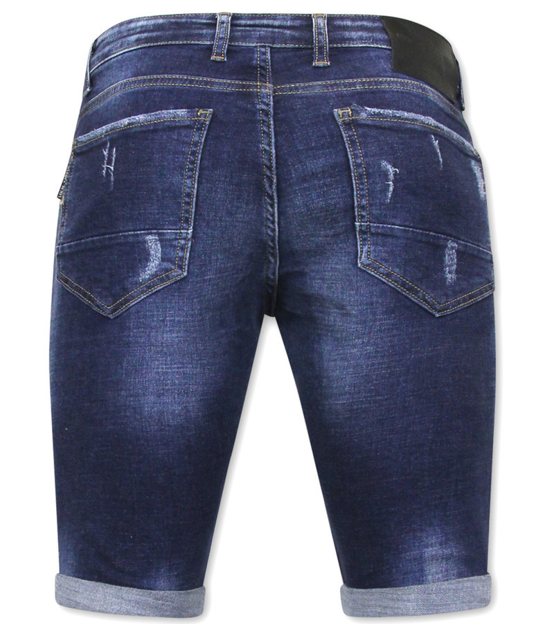 Local Fanatic Comprar Pantalones Vaqueros Cortos -1025-SH - Azul