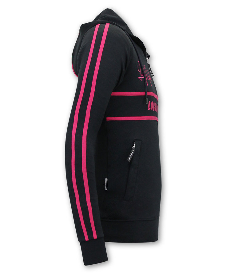 LF Amsterdam Sudaderas Deportivas Double Line Signed - Azul / Rosa