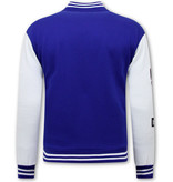 Enos College Béisbol Chaqueta Corta - 7792 - Azul