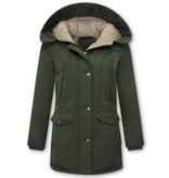 Gentile Bellini Chaqueta Con Capucha Acolchado Mujer - 8811 - Verde