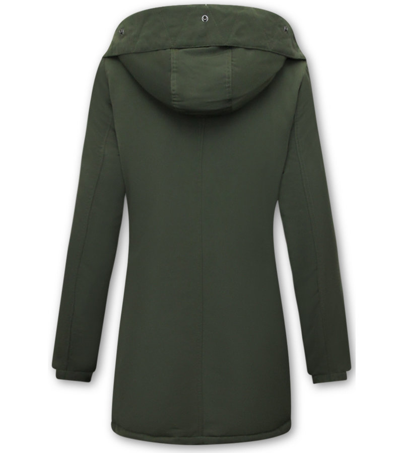 Gentile Bellini Chaqueta Con Capucha Acolchado Mujer - 8811 - Verde