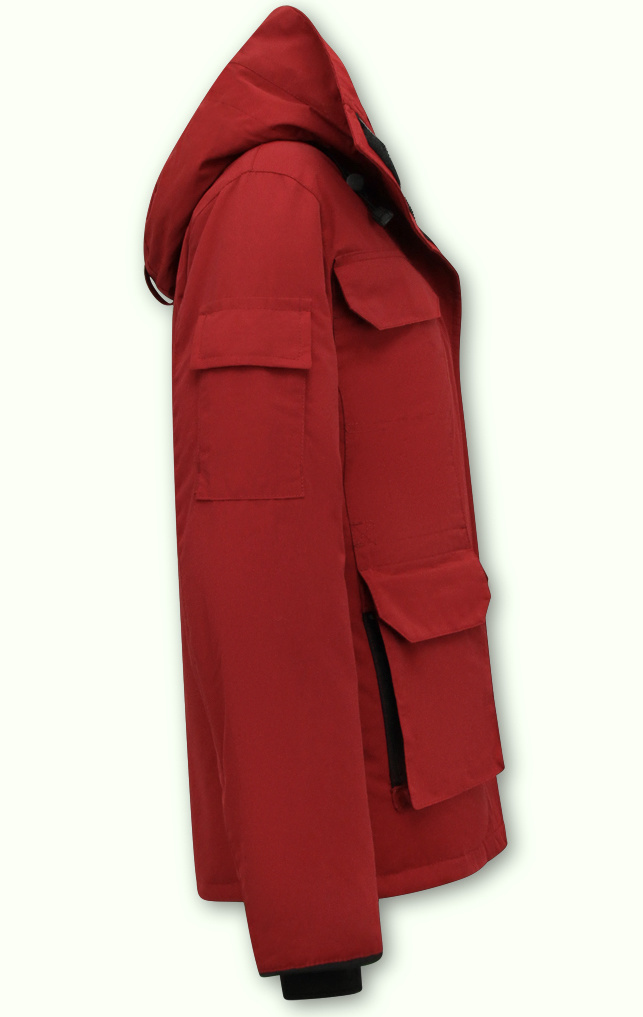 Matogla Parka Impermeable Mujer Rojo - textil Parkas Mujer 179,99 €