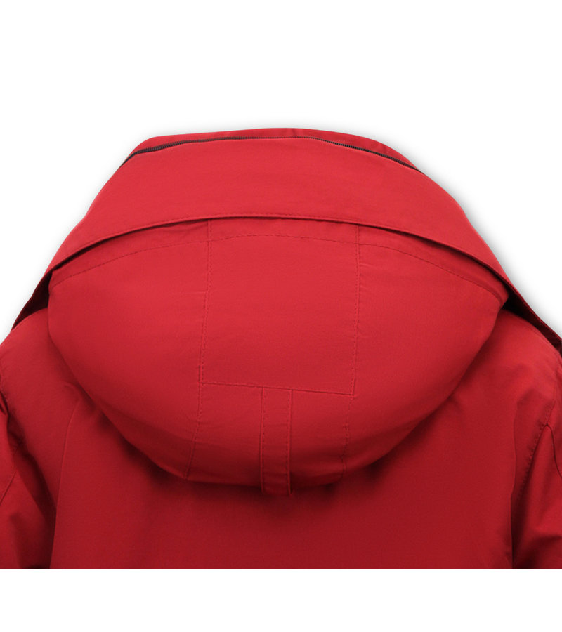 Matogla Parka Impermeable Mujer - 7603 - Rojo