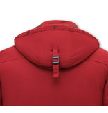 Enos Chaqueta Corta De Invierno Acolchada Para Hombre -7006 - Rojo