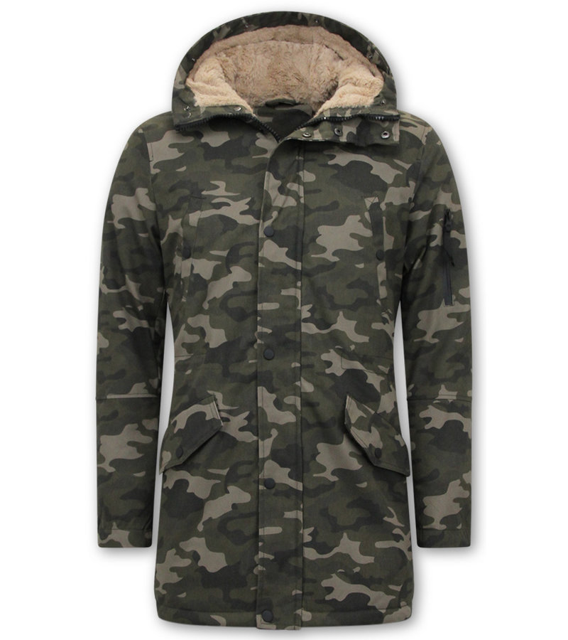 Enos Camuflaje Invierno Parka Hombres - 7065