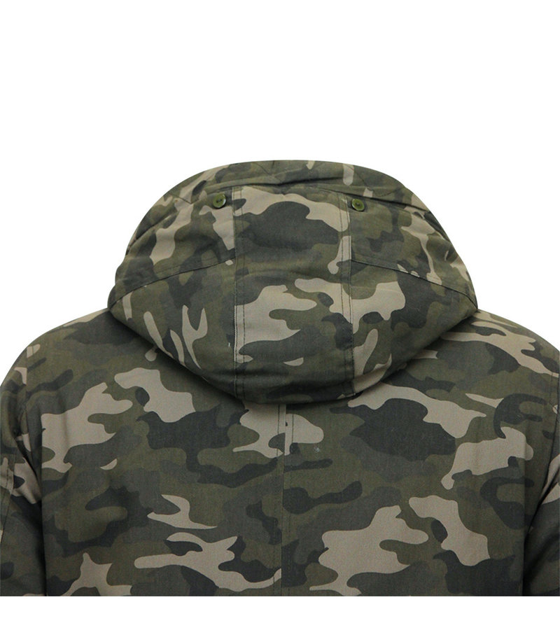 Enos Camuflaje Invierno Parka Hombres - 7065