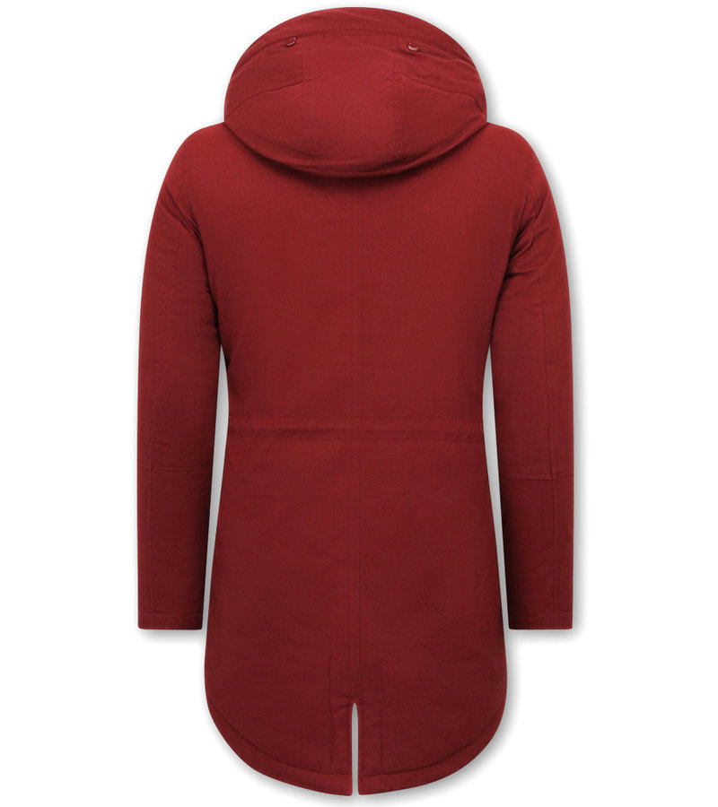 Enos Invierno Parka Hombres - 7065 - Rojo