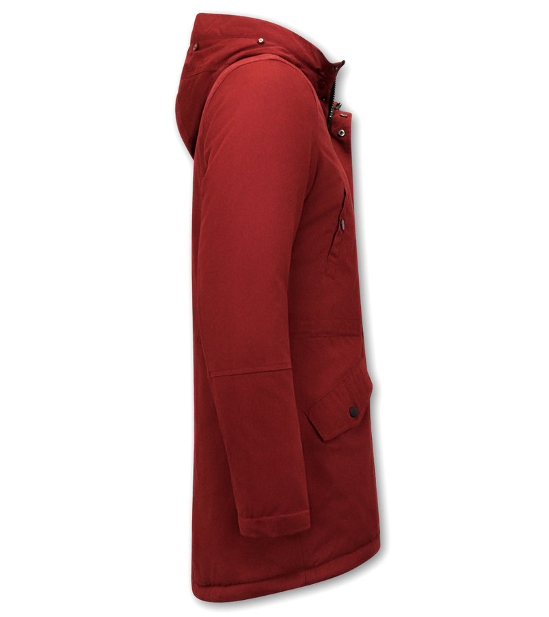 Enos Invierno Parka Hombres - 7065 - Rojo