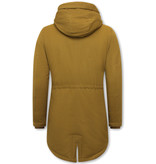 Enos Parka De Invierno Con Capucha Para Hombre - 7105 - Amarillo