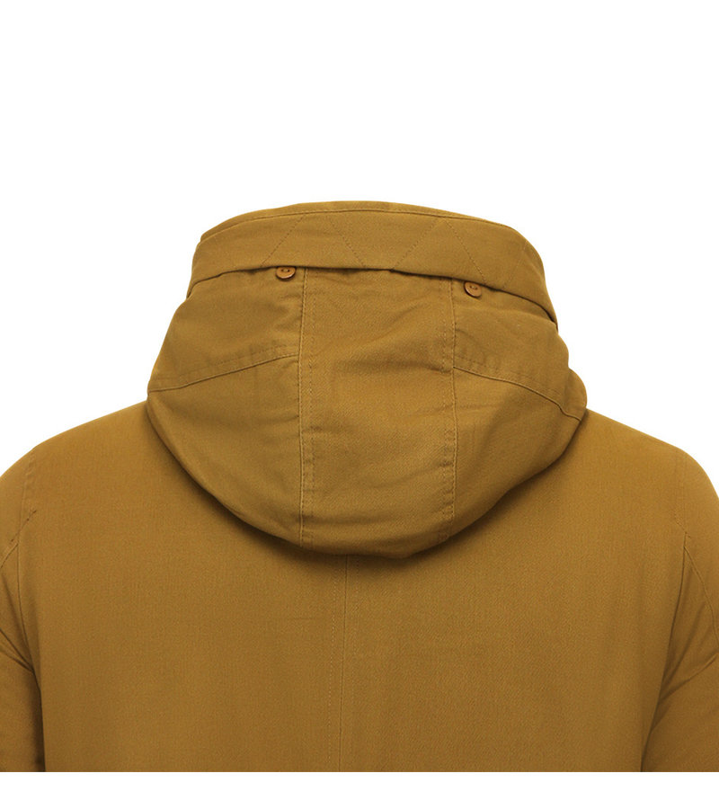 Enos Parka De Invierno Con Capucha Para Hombre - 7105 - Amarillo