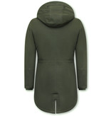 Enos Parka Chaqueta de Invierno para Hombre con Capucha - 7105 - Verde