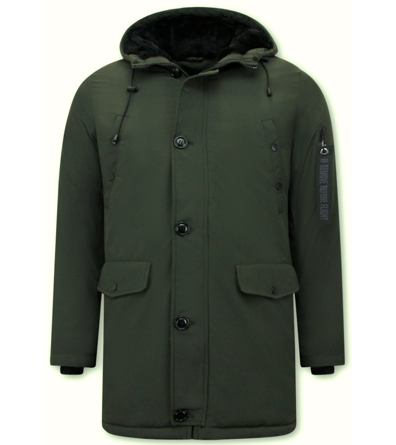 Enos Parka De Chaqueta De Invierno Para Hombre - 7103 - Verde