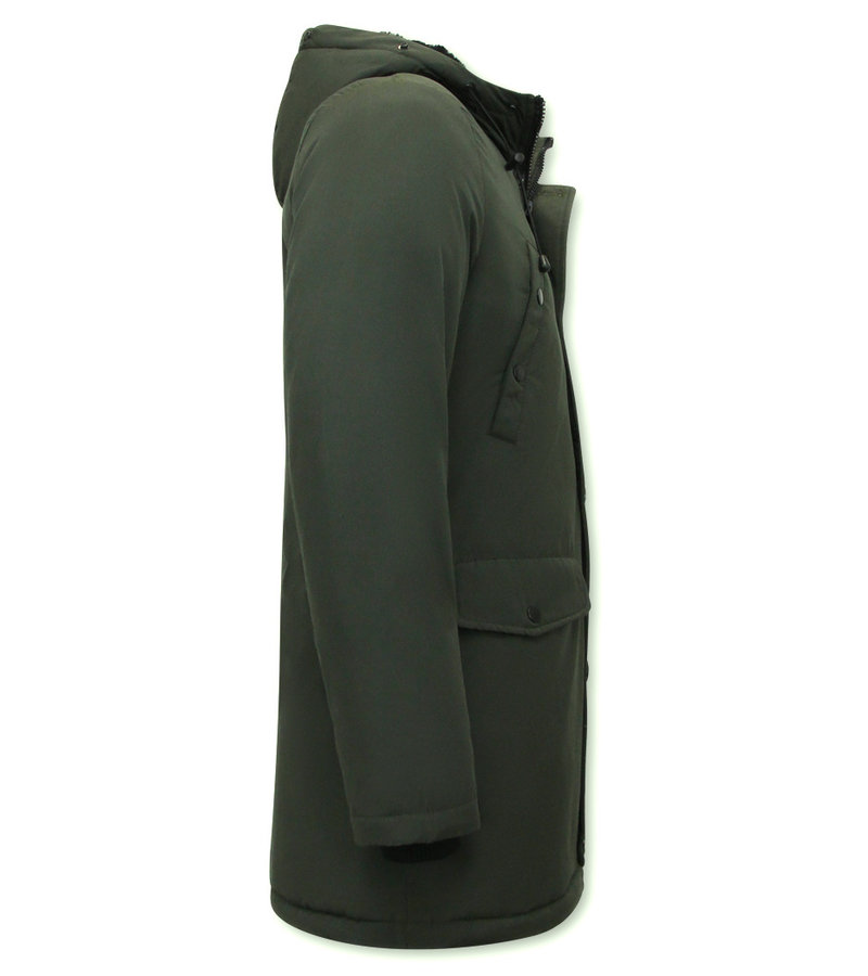 Enos Parka De Chaqueta De Invierno Para Hombre - 7103 - Verde