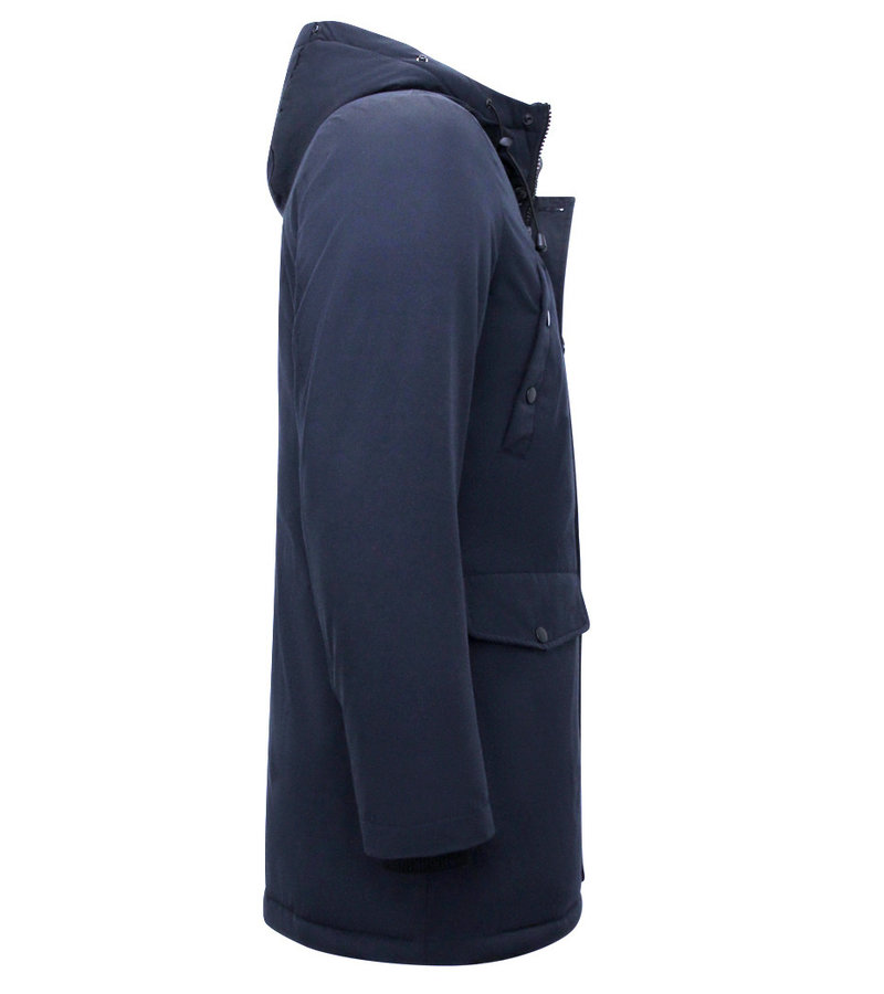 Enos Chaqueta De Invierno Para Hombre Parka- 7103 - Azul