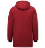 Enos Abrigos De Invierno Para Hombre Largos - 7103 - Rojo