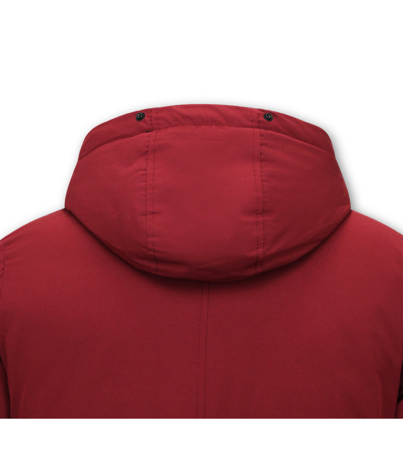 Enos Abrigos De Invierno Para Hombre Largos - 7103 - Rojo