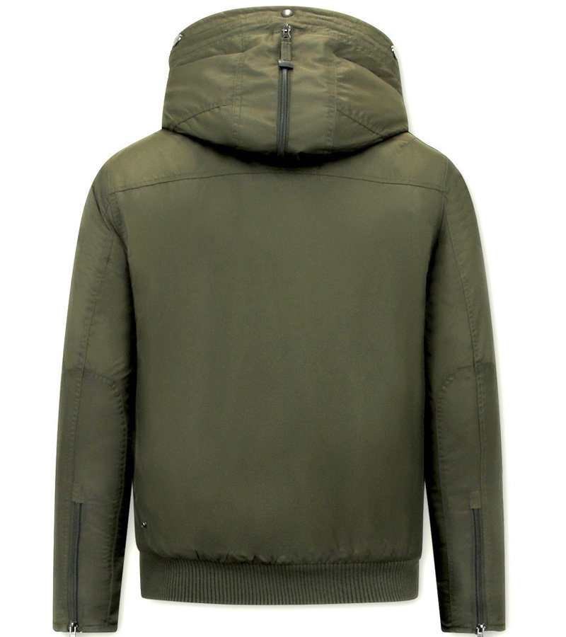 Just Key Chaqueta Corta Invierno Hombre- 1771 - Verde