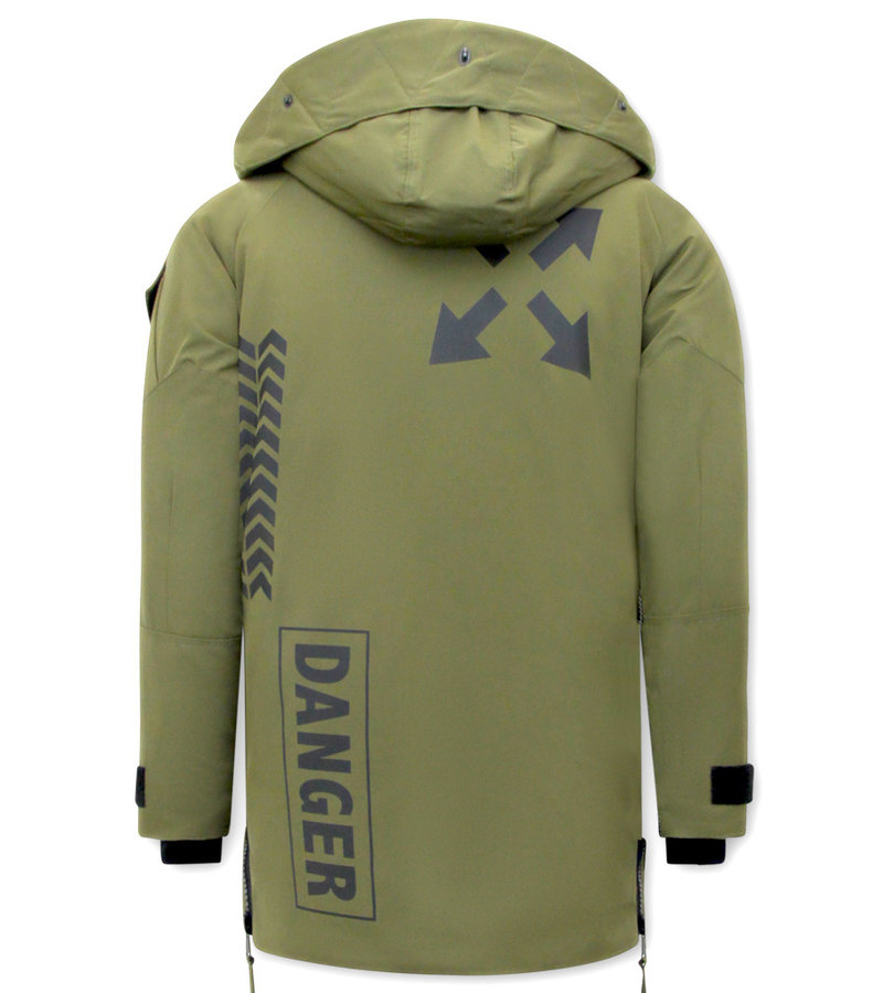 Enos Abrigos De Invierno Para Hombres Aseados - 9803 - Verde