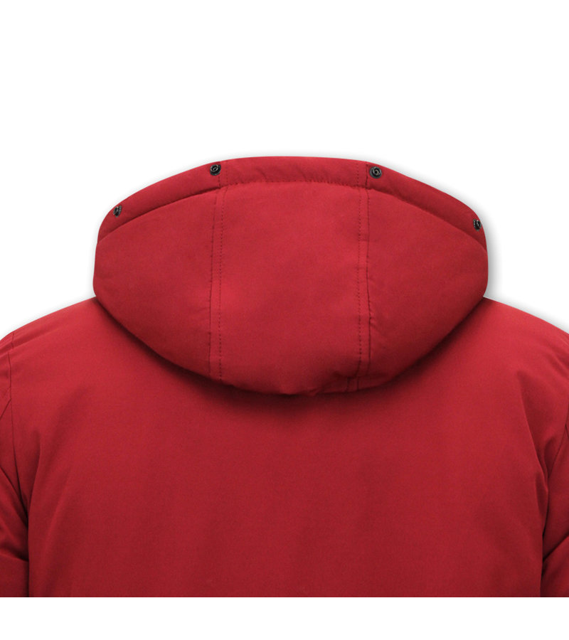 Enos Chaqueta Corta Acolchada Hombre - 7015 - Rojo