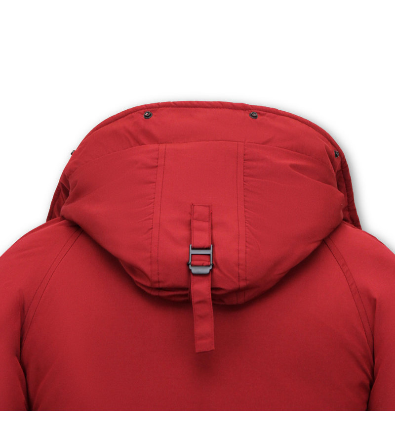 Enos Chaqueta Corta De Invierno Para Hombre - 8821 - Rojo