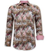 Gentile Bellini Blusa Hawaii Hombre - 3121 - Marrón