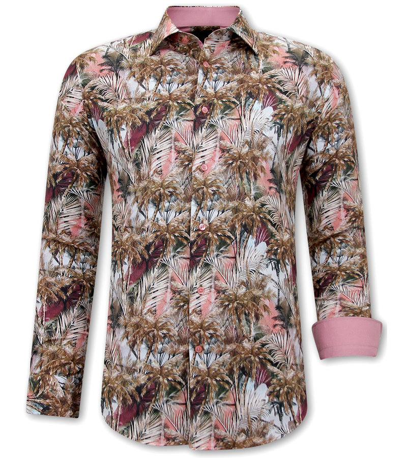 Gentile Bellini Blusa Hawaii Hombre - 3121 - Marrón