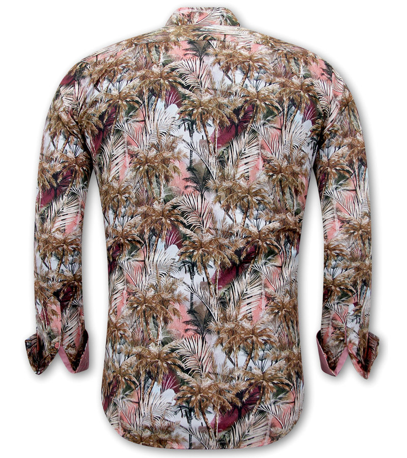 Gentile Bellini Blusa Hawaii Hombre - 3121 - Marrón