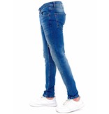 True Rise Slim Fit Pantalon Hombre Azul - DC-036