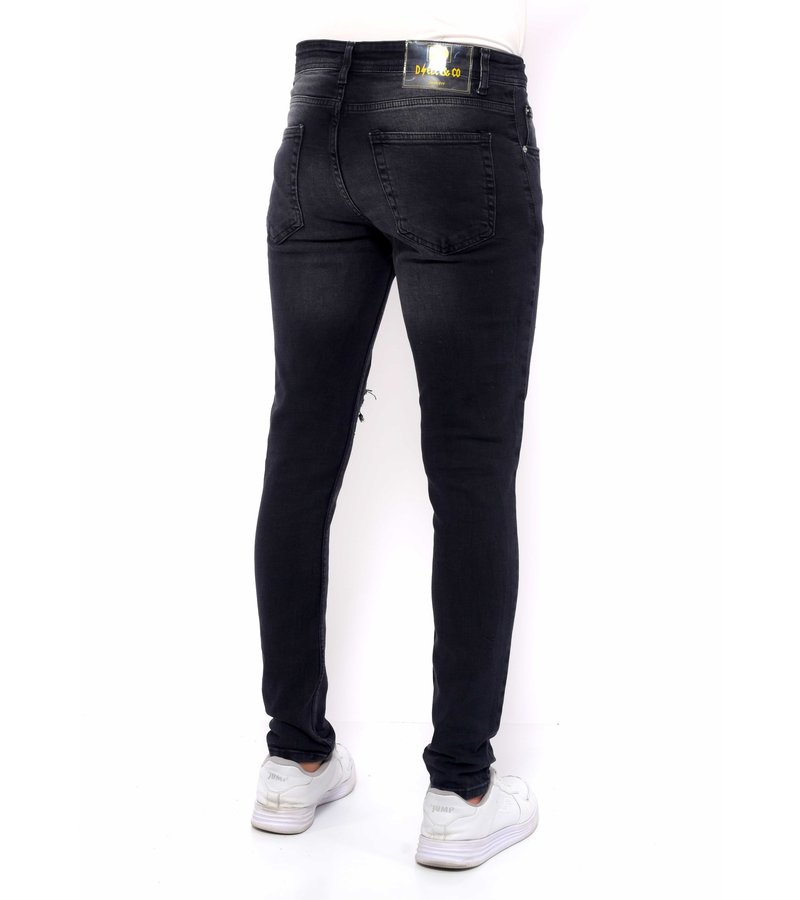 True Rise Pantalones Vaqueros Para Hombre Slim Fit - DC-053 - Negro