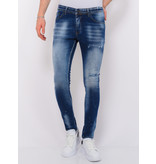 Local Fanatic Stone Washed Jeans Hombre Slim Fit - 1076 - Azul