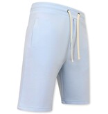 Local Fanatic Pantalones cortos de jogging para hombres - azul claro