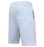 Local Fanatic Pantalones cortos de jogging para hombres - azul claro