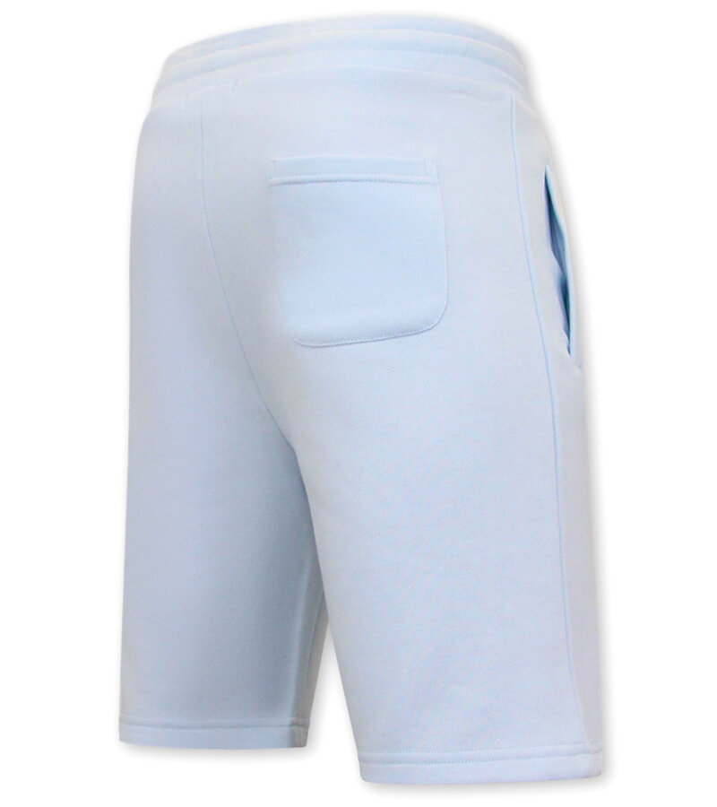 Local Fanatic Pantalones cortos de jogging para hombres - azul claro