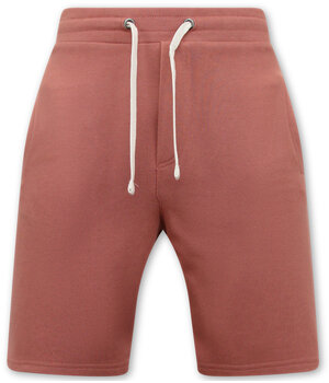 Local Fanatic Pantalones cortos de jogging para hombre - Rosa antiguo