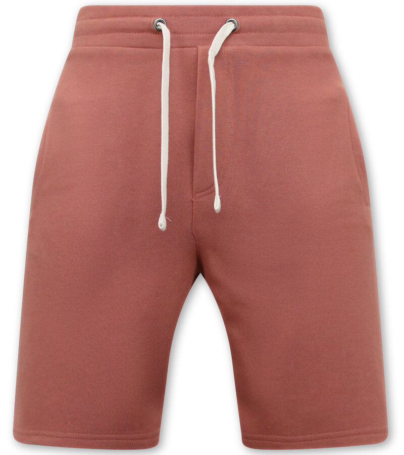 Local Fanatic Pantalones cortos de jogging para hombre - Rosa antiguo