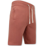 Local Fanatic Pantalones cortos de jogging para hombre - Rosa antiguo