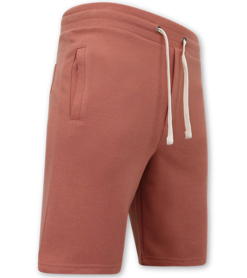 Local Fanatic Pantalones cortos de jogging para hombre - Rosa antiguo