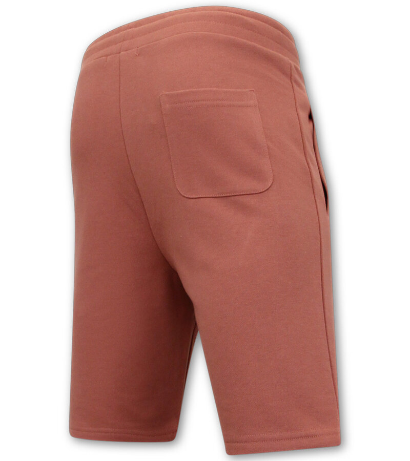 Local Fanatic Pantalones cortos de jogging para hombre - Rosa antiguo