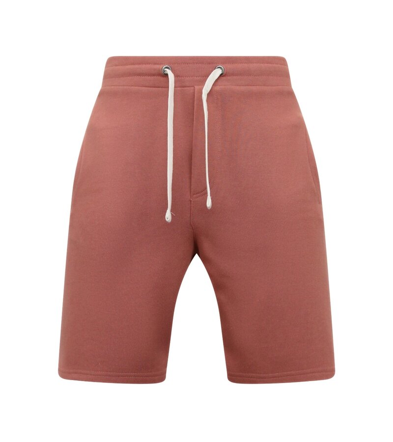 Local Fanatic Pantalones cortos de jogging para hombre - Rosa antiguo