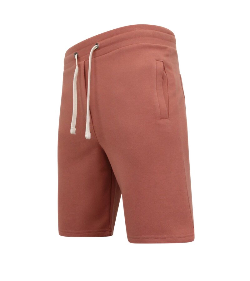 Local Fanatic Pantalones cortos de jogging para hombre - Rosa antiguo