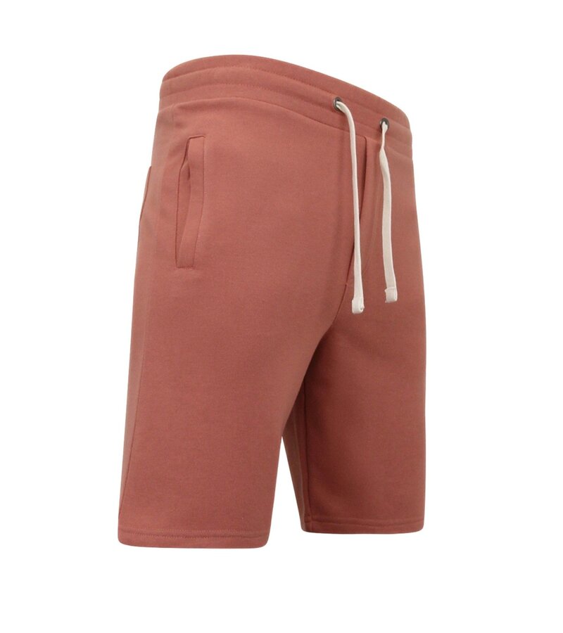 Local Fanatic Pantalones cortos de jogging para hombre - Rosa antiguo