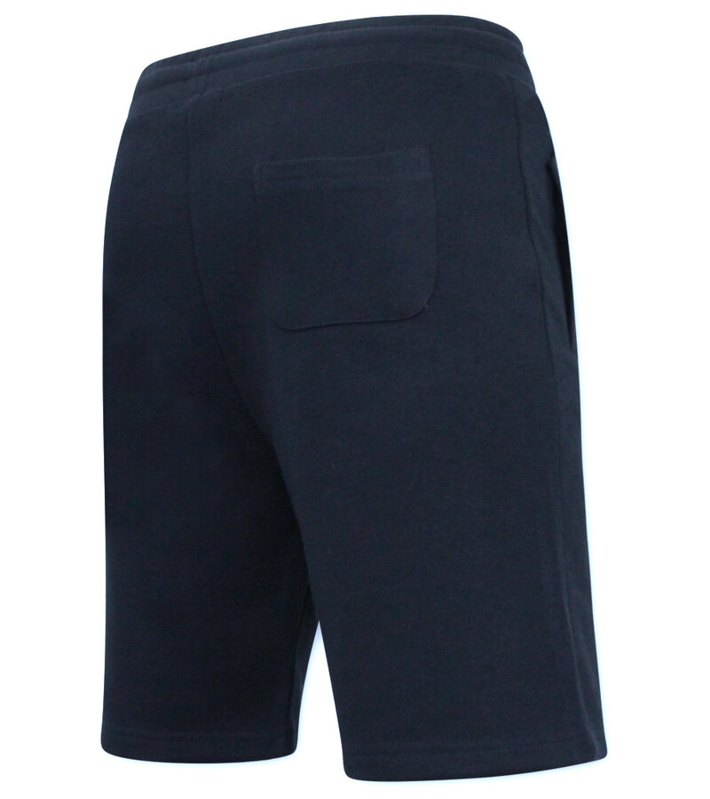 Local Fanatic Pantalón corto de hombre en tejido jogging - Azul marino