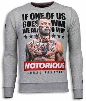 Local Fanatic Suéter Conor Notorious - Gris