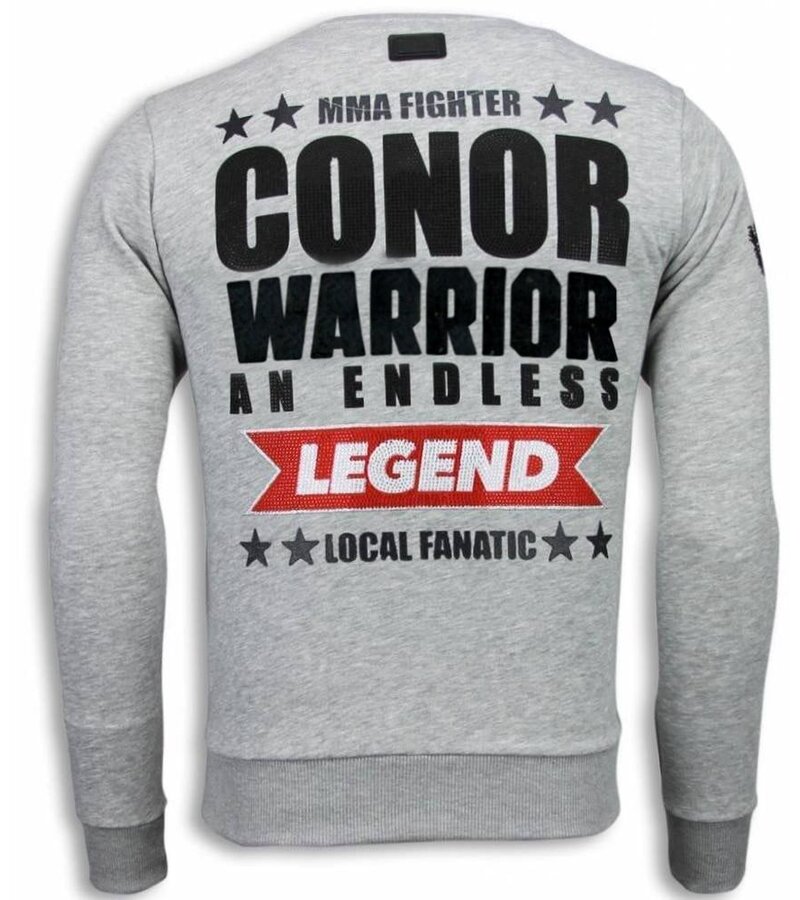 Local Fanatic Suéter Conor Notorious - Gris