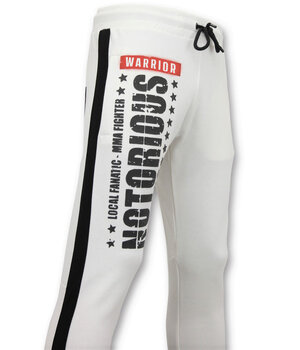 Local Fanatic Pantalones deportivos Notorious - Blanco