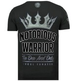 Local Fanatic King Notorious - Camiseta slim fit Hombres - 6324Z - Negro