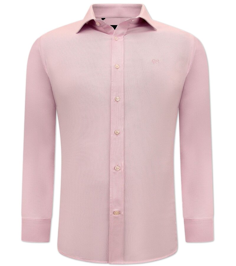 Gentile Bellini Camisa Oxford Blank para Hombre - Slim Fit - 3029 - Rosa