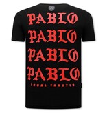 Local Fanatic Camiseta I Feel Like Pablo Hombre - Negro